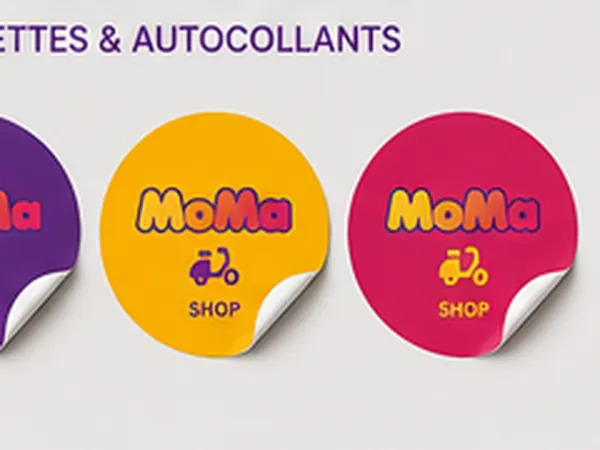 Étiquettes et autocollants MoMa
